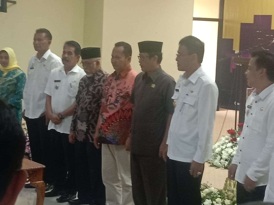 Ketua LPPM Univ Galuh bersama Bupati, Wakil Bupati, Ketua DPRD pada acara Musrenbang Kab Ci