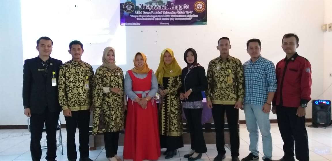 Pembukaan Musyawarah Mahasiswa (MUMAS) UKM Buana Protokol Universitas Galuh, Sabtu, 6 Juli 2019