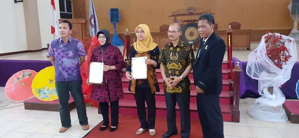 Penanda Tanganan MoA (Memorandum of Agreement) antara Program Studi Sejarah FKIP Universitas Galuh dengan Departemen Pendidikan Sejarah UPI dalam bidang Tri Darma perguruan tinggi.