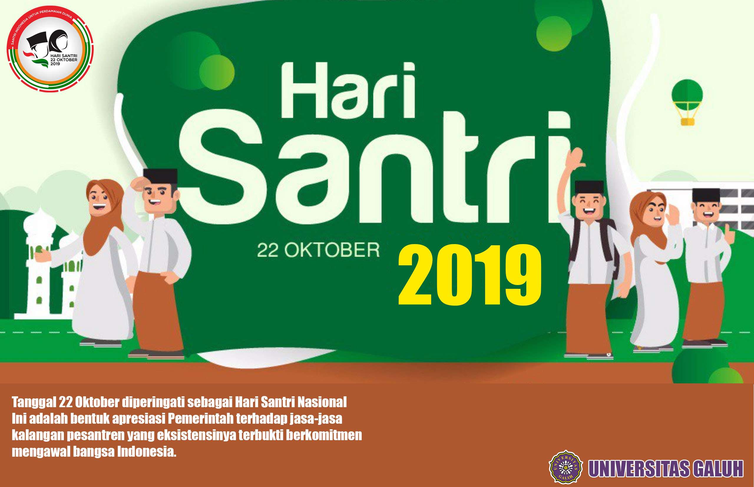 Selamat Hari Santri 22 Oktober 2019