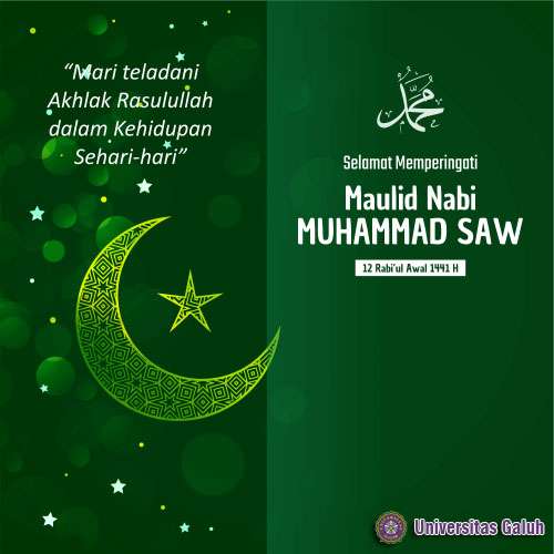 Selamat Memperingati Maulid Nabi Muhammad SAW 12 Rabi`ul Awal 1441 H