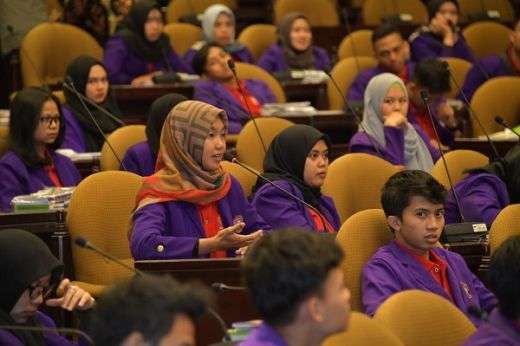 Perdalam Ilmu, Ratusan Mahasiswa FH Universitas Galuh Kunjungi MPR-RI