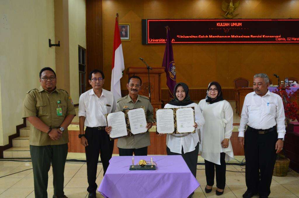 Jalin Kerjasama dengan BPBD, Universitas Galuh Ciamis Siapkan Matkul Konservasi & Mitigasi Bencana
