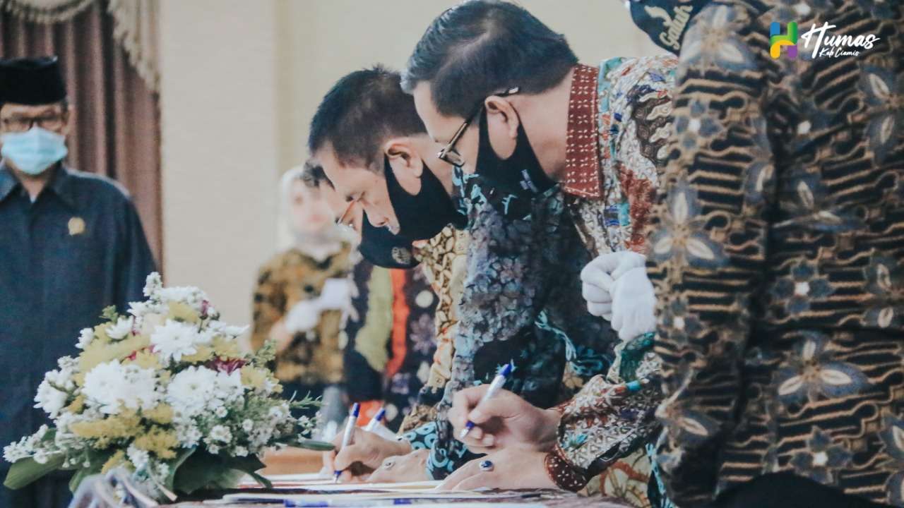 Penandatanganan MoA dengan Unigal, Herdiat: Pemkab Ciamis Merasa Terbantu