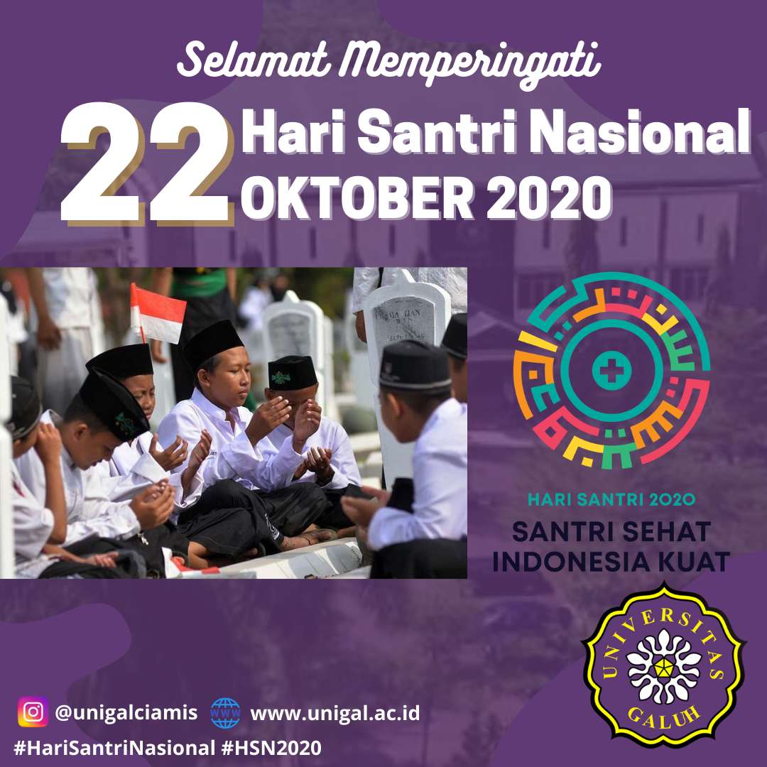 Selamat Memperingati Hari Santri Nasional 22 Oktober 2020
