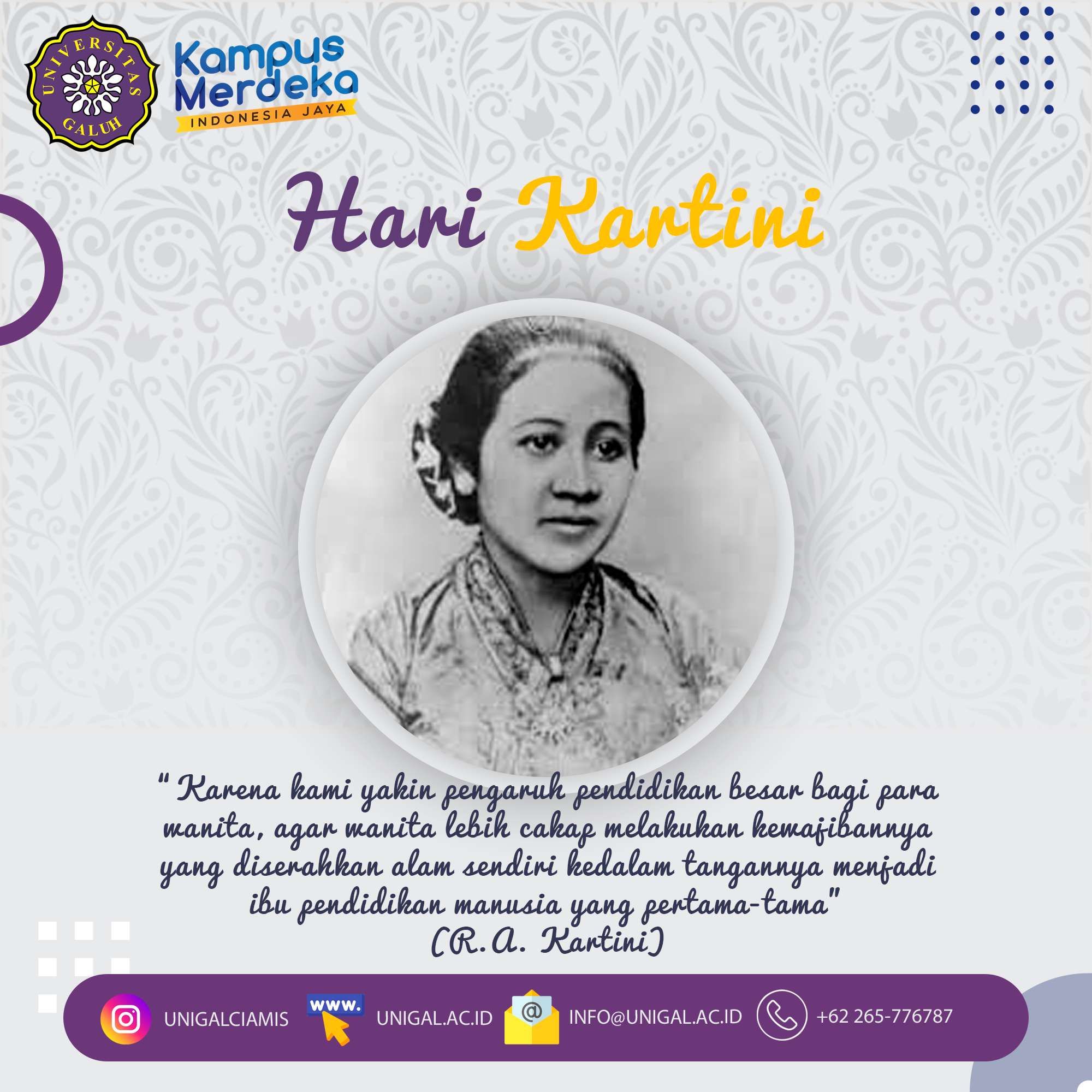 Selamat Hari Kartini 21 April 2022