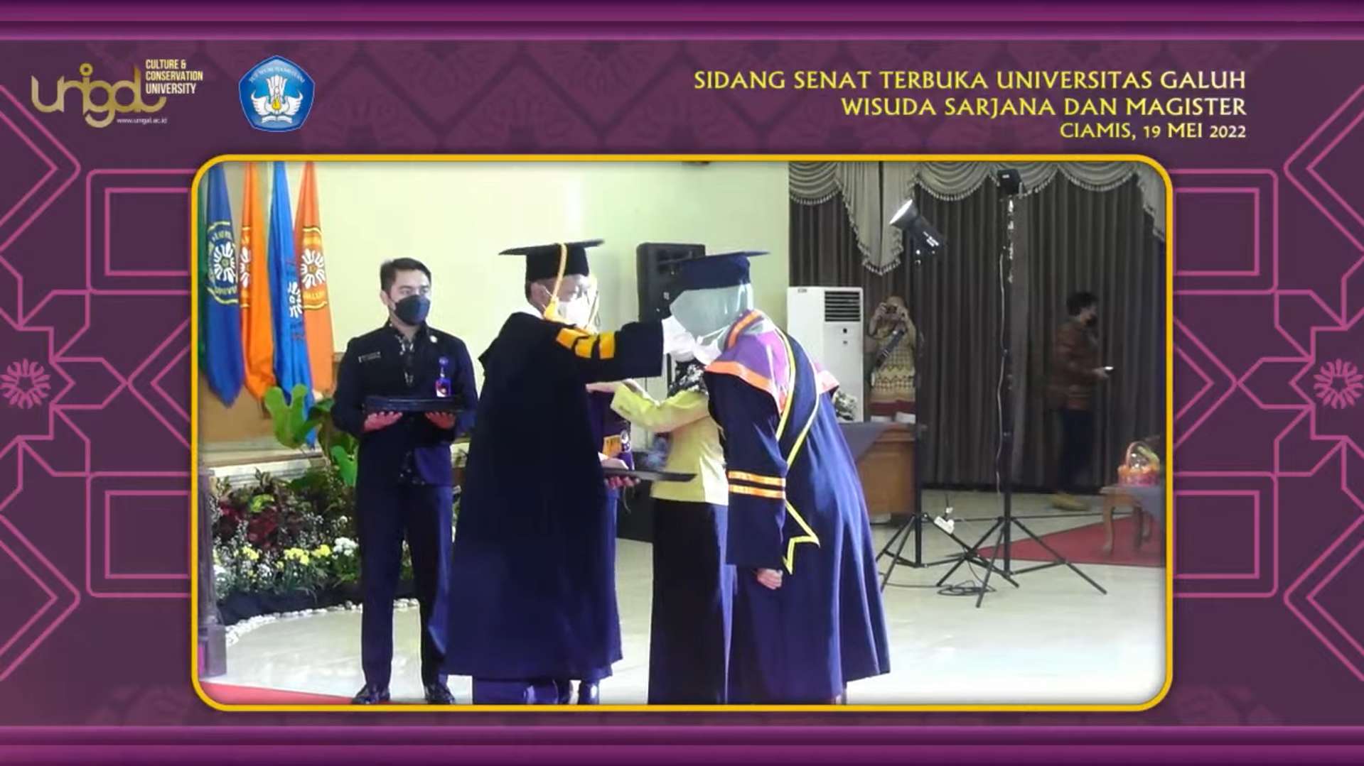 UNIGAL Gelar Wisuda ke-35 secara Virtual, Rektor: Dengan Nilai-Nilai Kagaluhan, Siap Mewujudkan Merdeka Belajar Kampus Merdeka Menuju Culture and Conservation University.