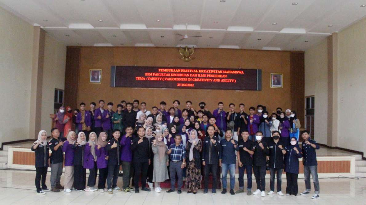 SUKSES! BADAN EKSEKUTIF MAHASISWA FAKULTAS KEGURUAN DAN ILMU PENDIDIKAN (BEM FKIP) GELAR FESTIVAL KREATIVITAS MAHASISWA (FMK) 2022