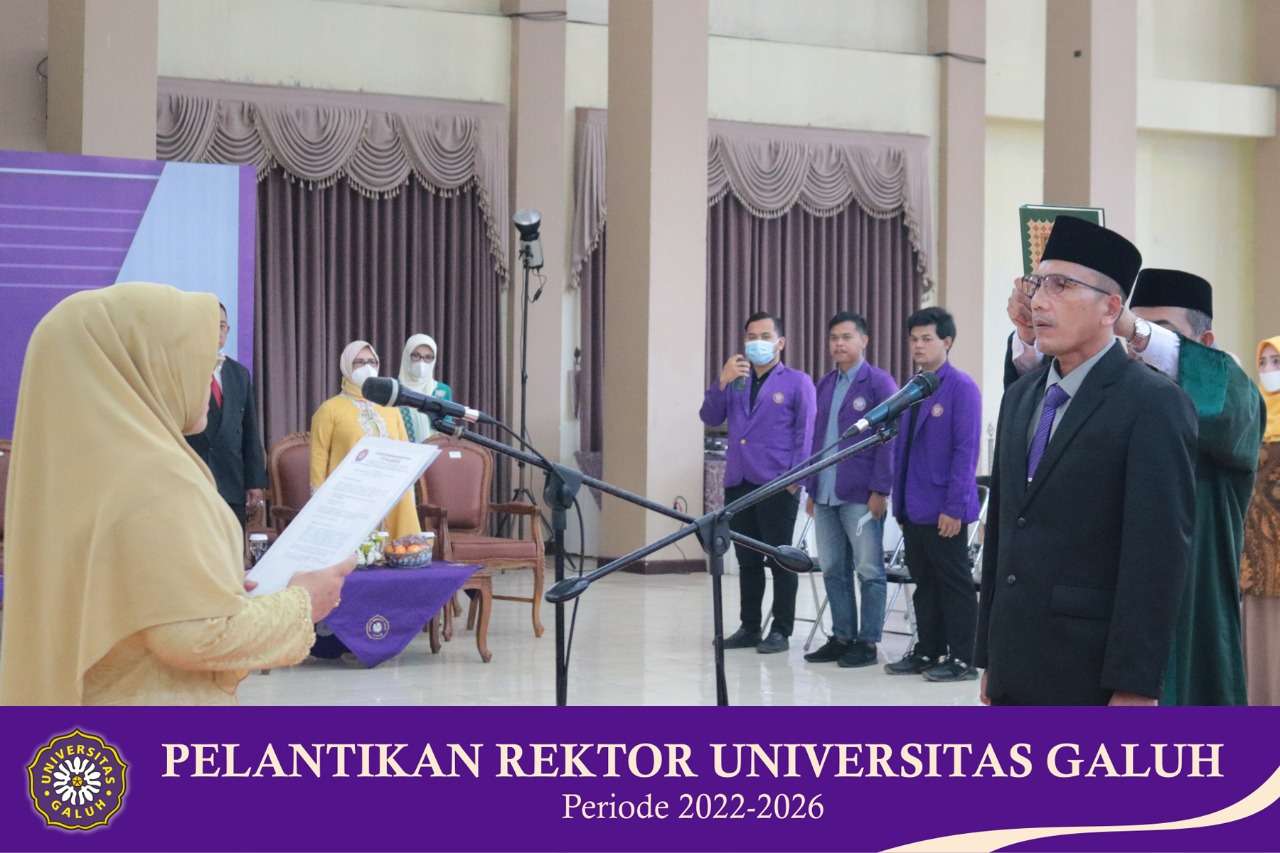Pelantikan Rektor Universitas Galuh Periode 2022-2026
