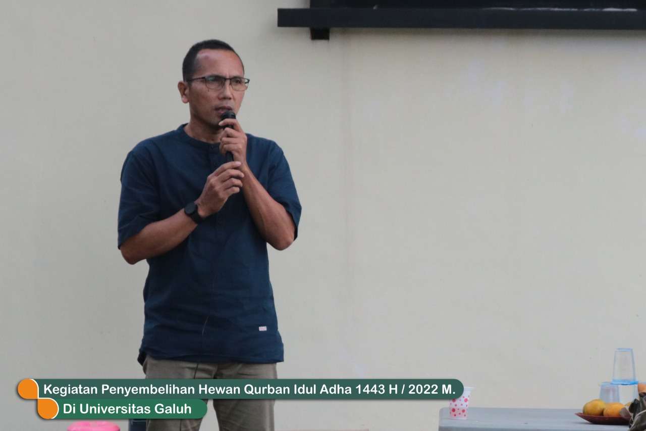 UNIVERSITAS GALUH CIAMIS GELAR PENYEMBELIHAN HEWAN QURBAN IDUL ADHA 1443 H