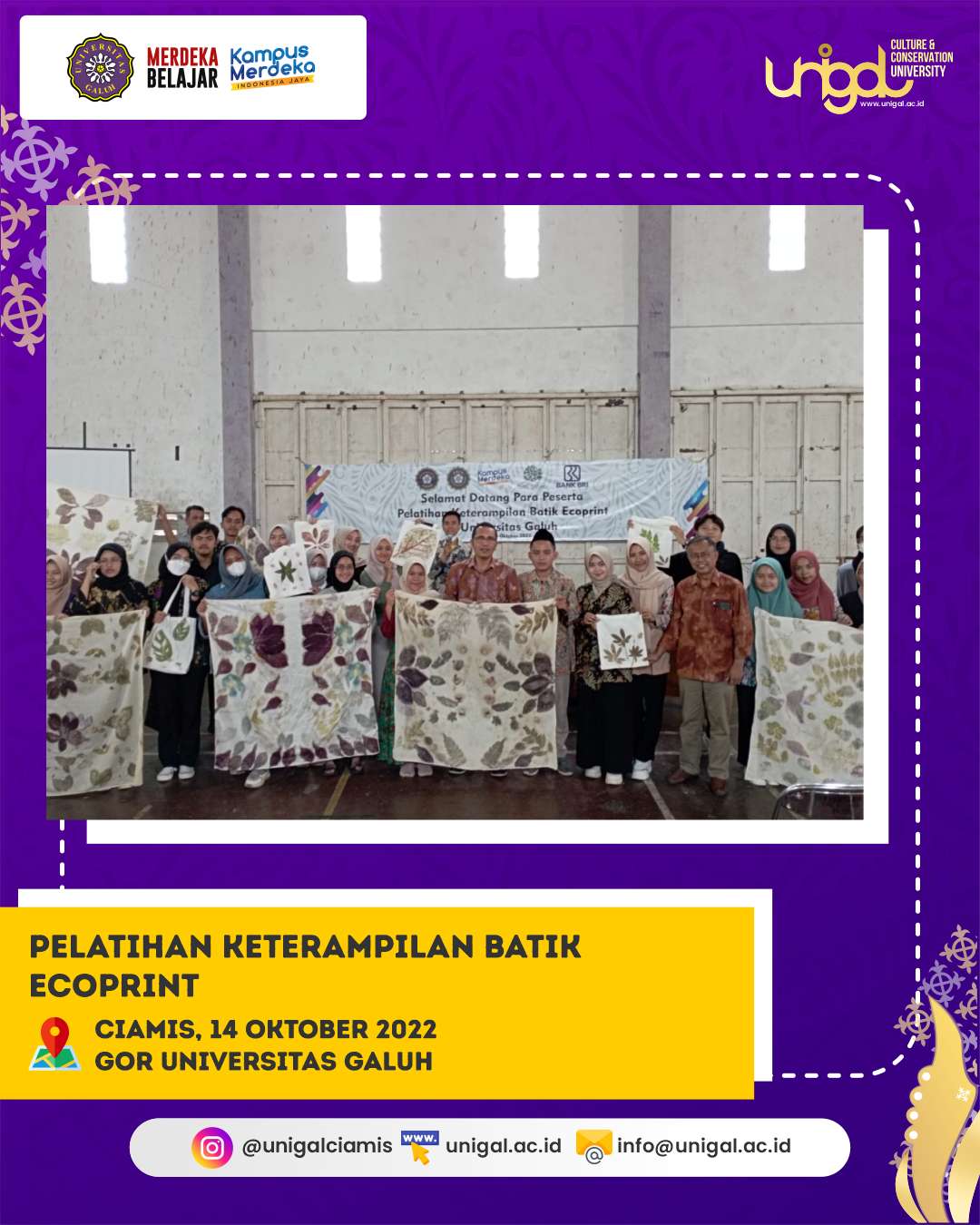 Pelatihan Keterampilan Batik EcoPrint