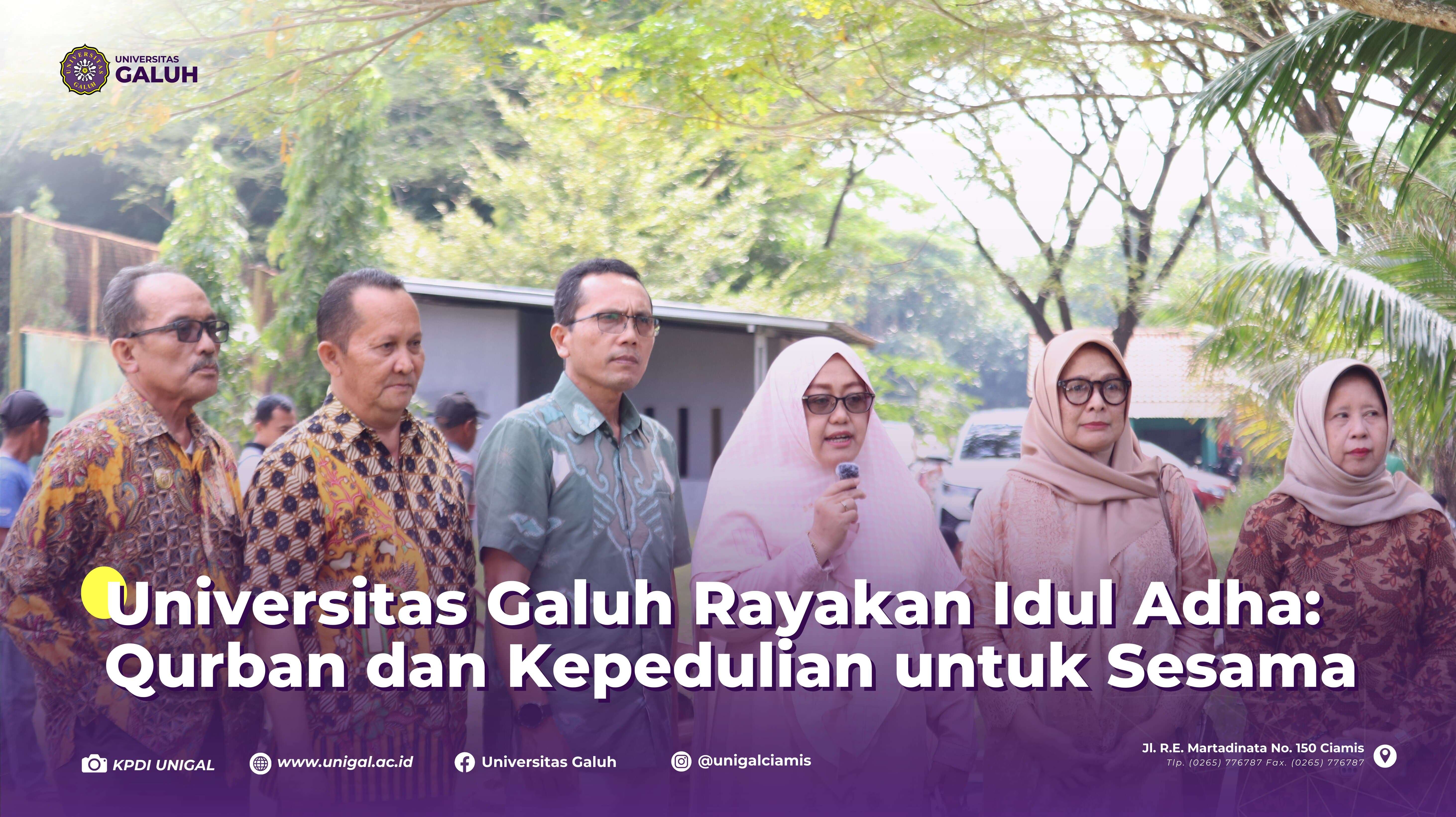 Universitas Galuh Rayakan Idul Adha: Qurban dan Kepedulian untuk Sesama