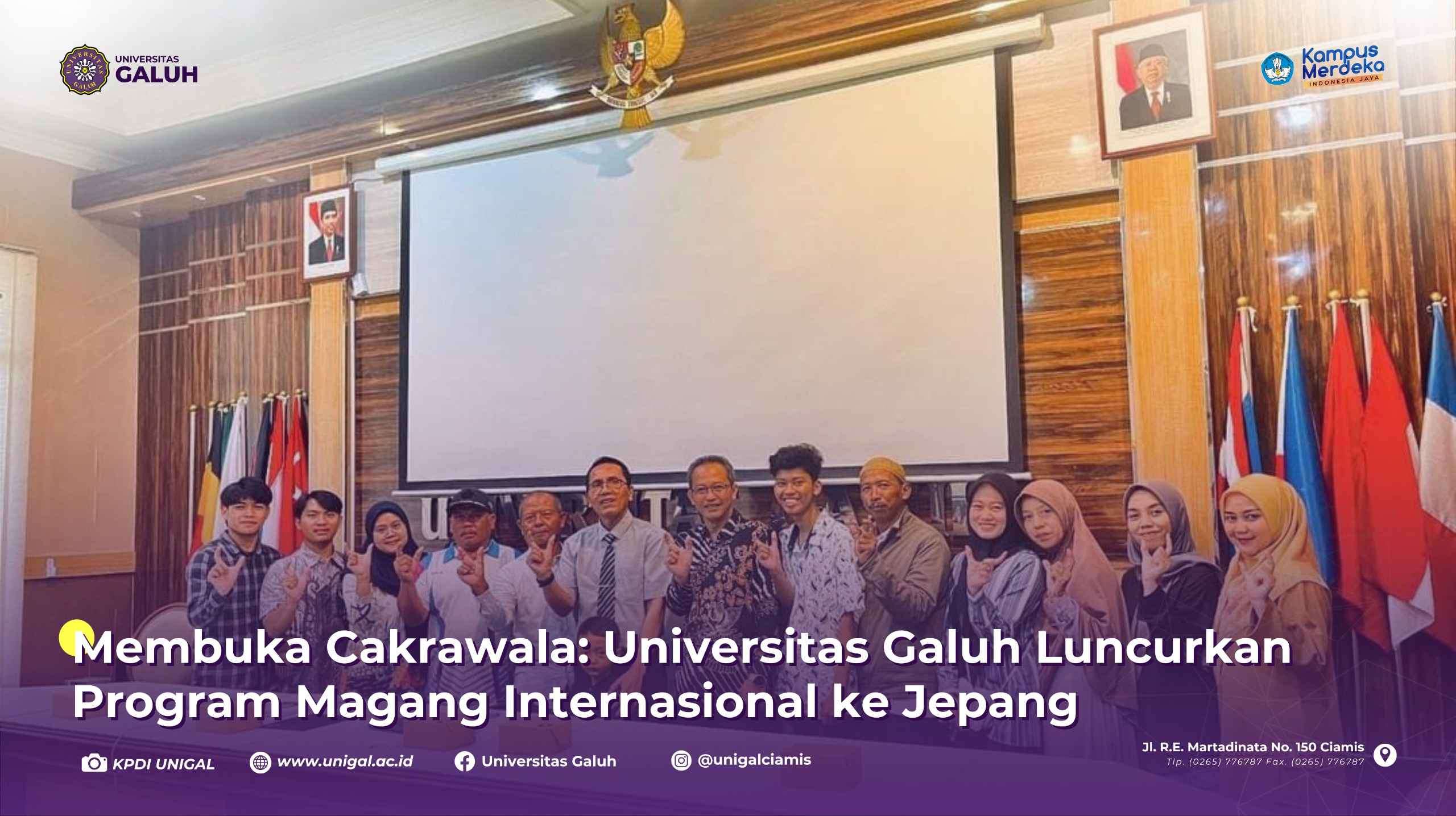Membuka Cakrawala: Universitas Galuh Luncurkan Program Magang Internasional ke Jepang