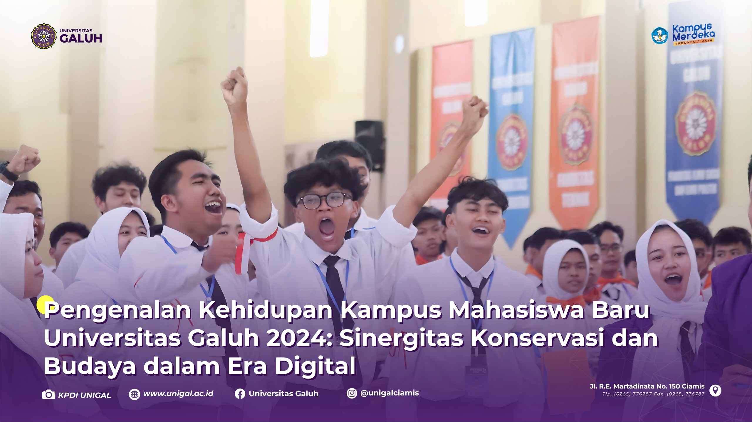 Pengenalan Kehidupan Kampus Mahasiswa Baru Universitas Galuh 2024: Sinergitas Konservasi dan Budaya dalam Era Digital