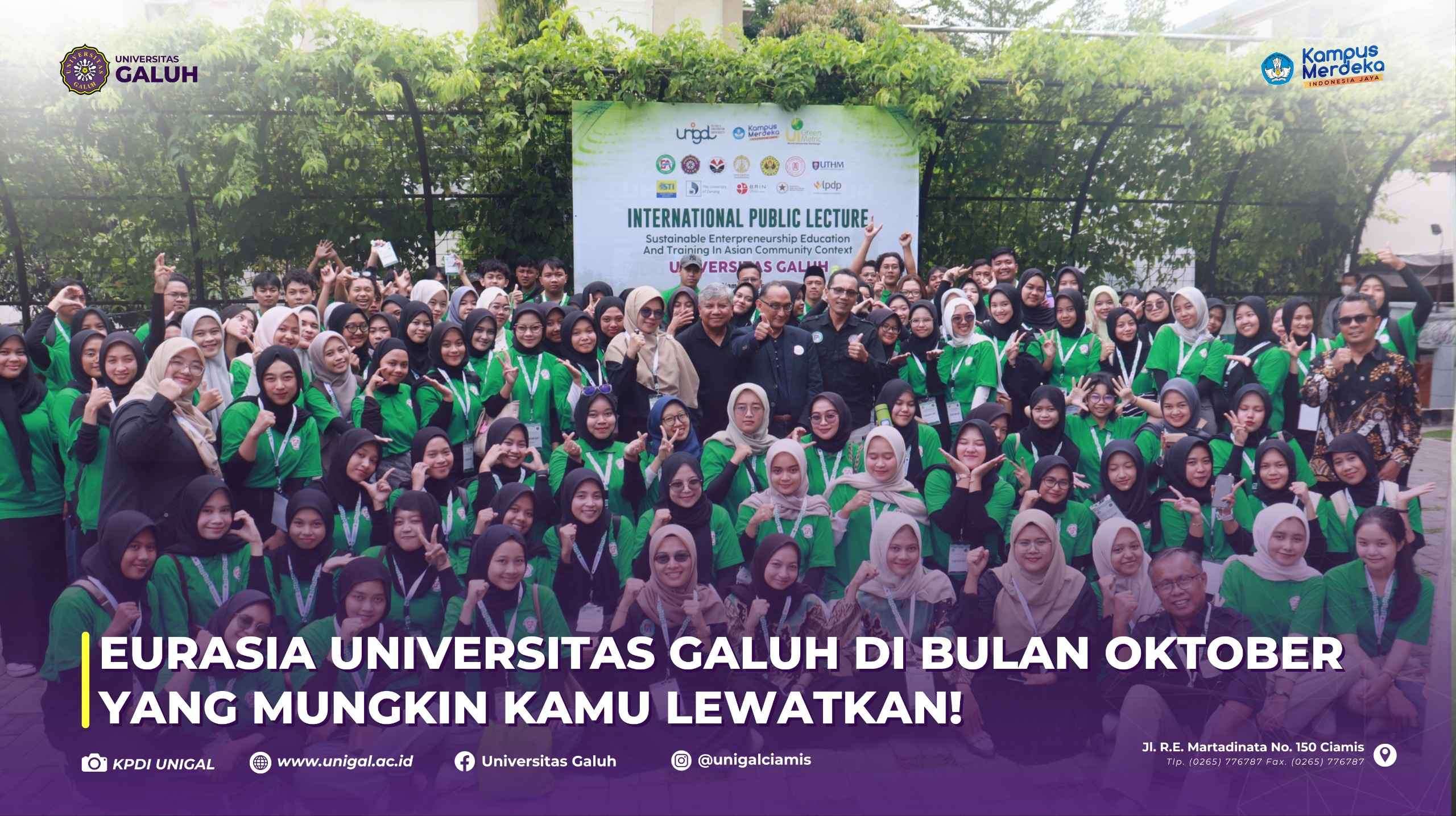 EURASIA UNIVERSITAS GALUH DI BULAN OKTOBER YANG MUNGKIN KAMU LEWATKAN!