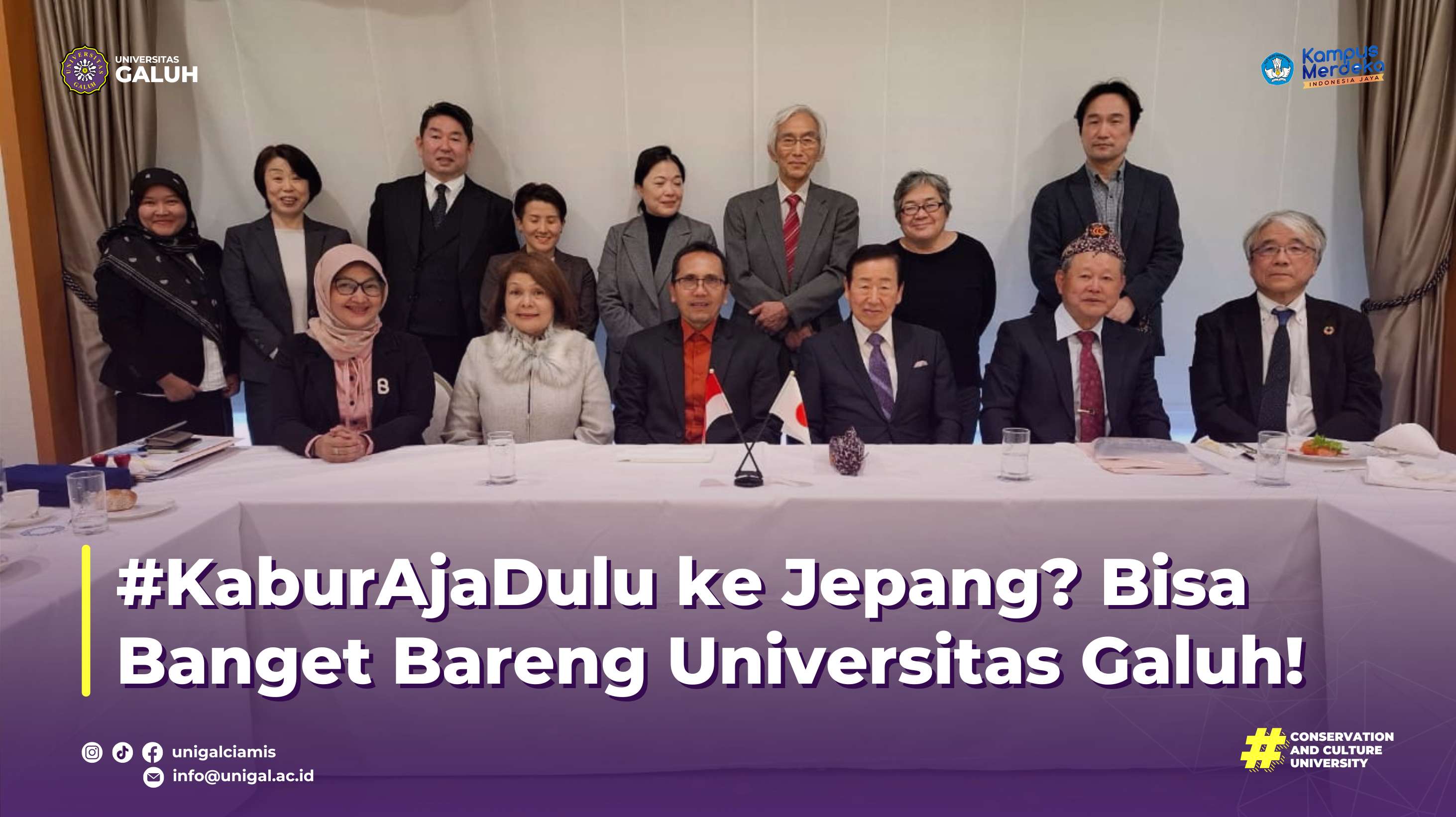 #KaburAjaDulu ke Jepang? Bisa Banget Bareng Universitas Galuh!